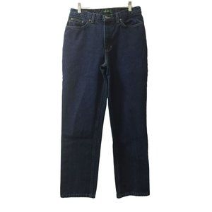 Lauren Jeans Company Ralph Lauren Women's 8, Dark Wash, Straight Leg, Style 5769